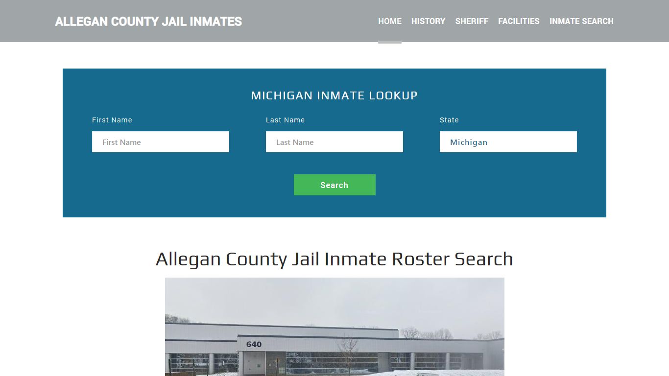 Allegan County Jail Inmate Roster Lookup, Allegan, MI