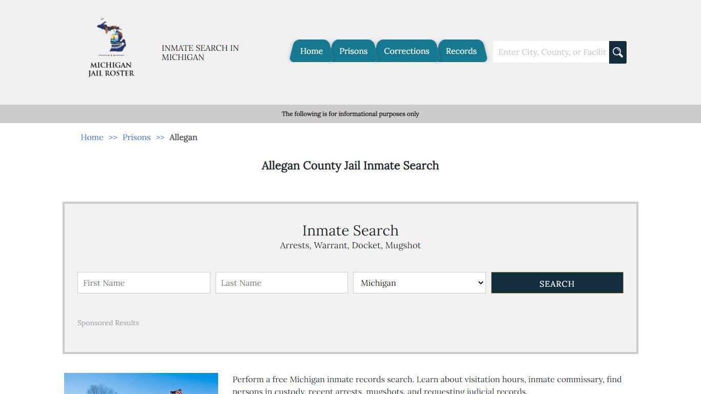 Allegan County Jail Inmate Search - Michigan Jail Roster